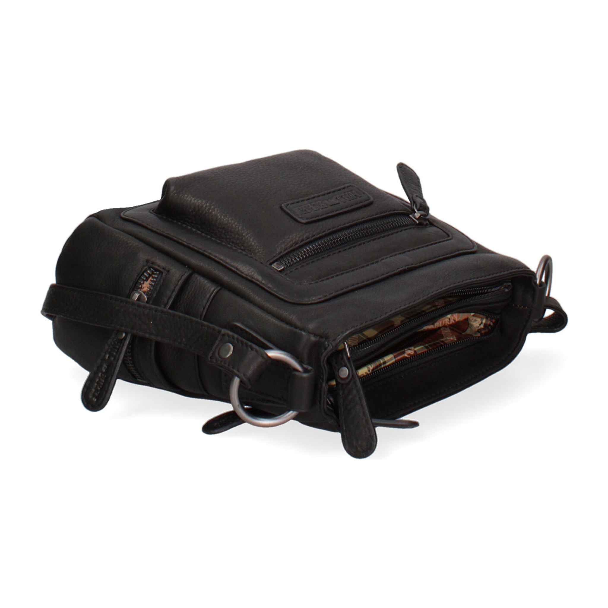 Borsa a tracolla  da uomo In Vera pelle Made in Italy 23x21x10 cm