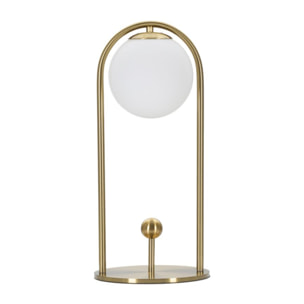 LAMPADA DA TAVOLO GLAMY ARC -A- CM Ø 21X47