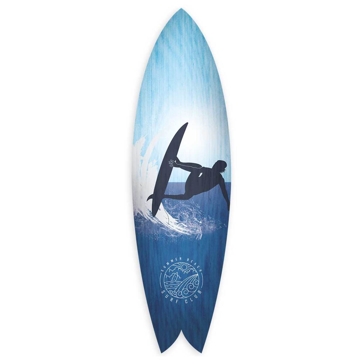 Planche de surf décorative Top turn Tableau alu Dibond