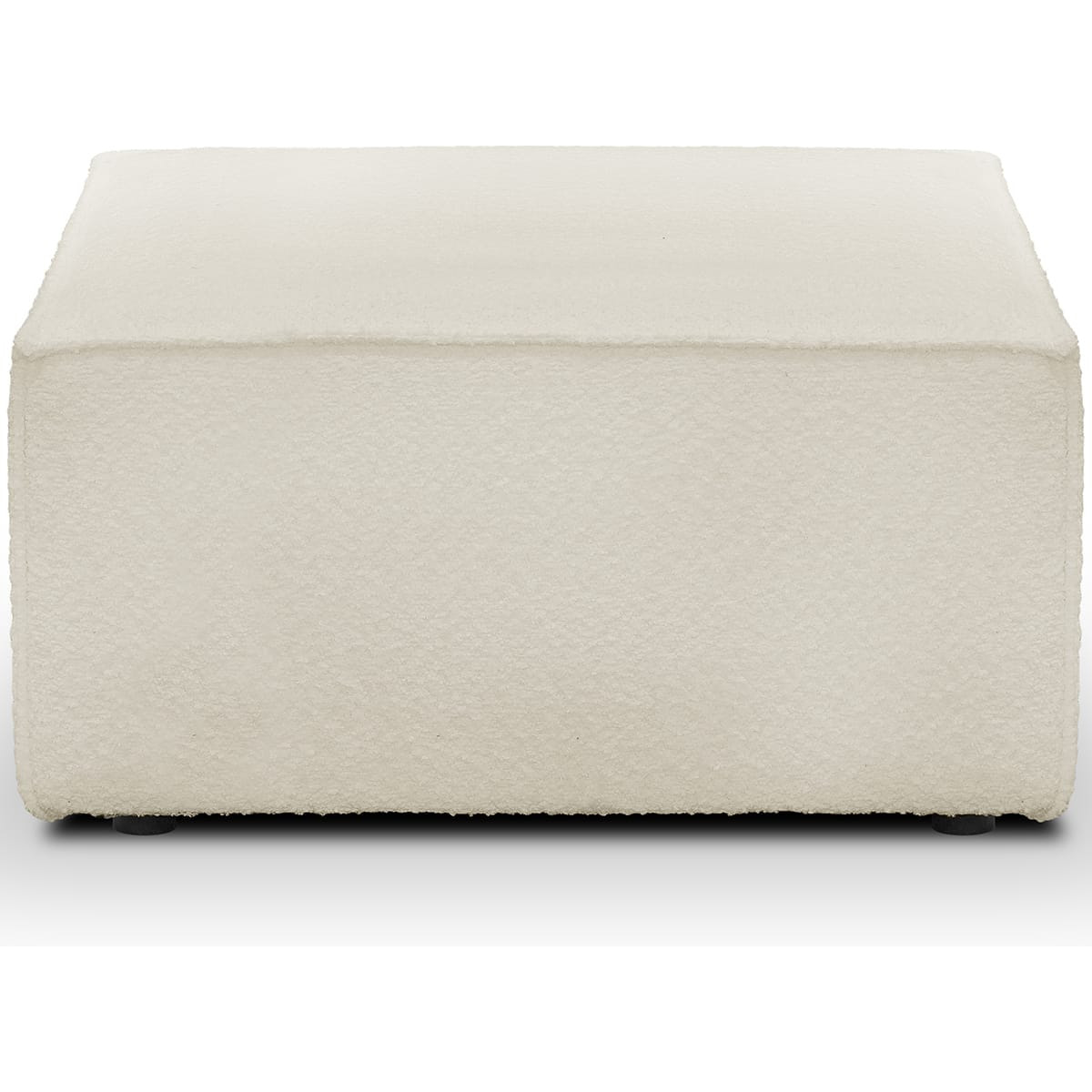 Pouf en tissu bouclette - HARPER