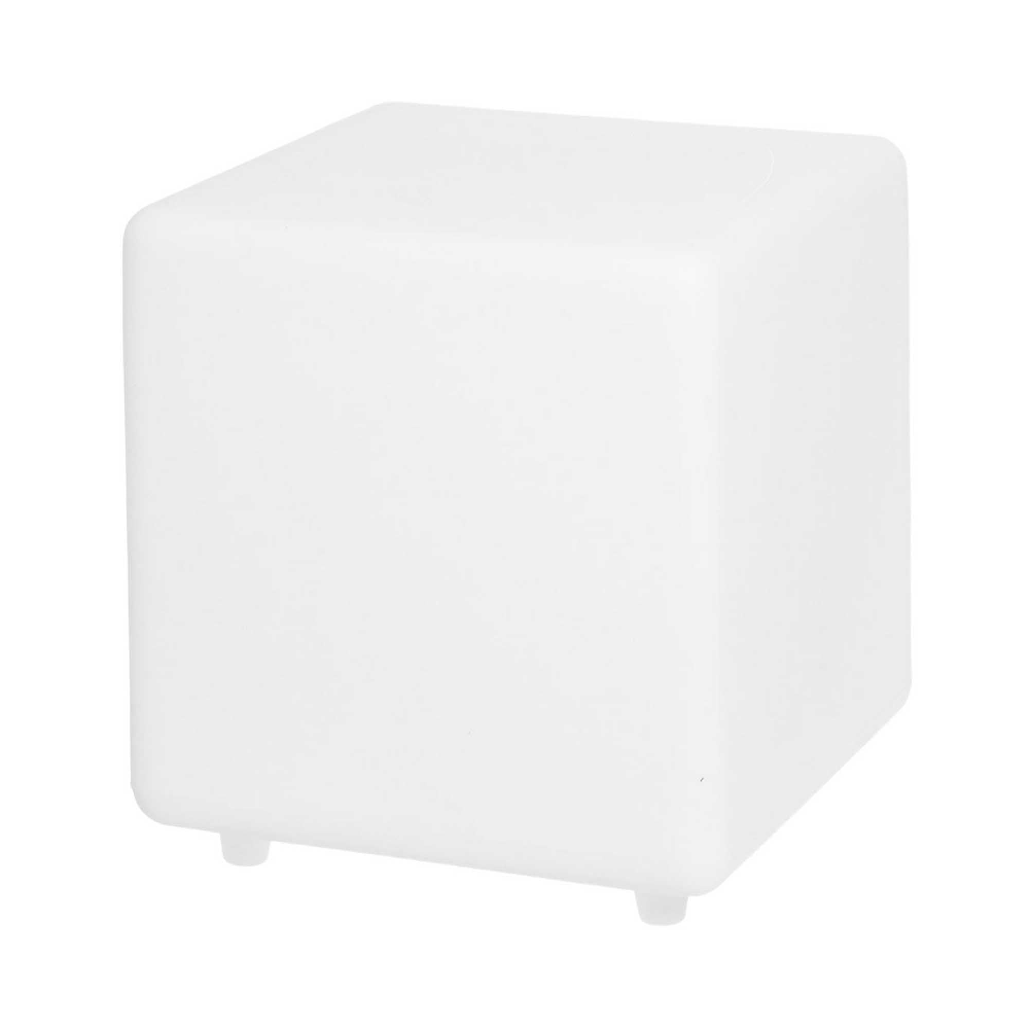 Cube lumineux sans fil LED multicolore CARRY H30CM