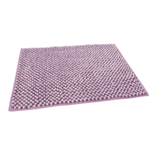 Tappeto Bagno Doccia Antiscivolo Super Assorbente Modello Dots Lilla