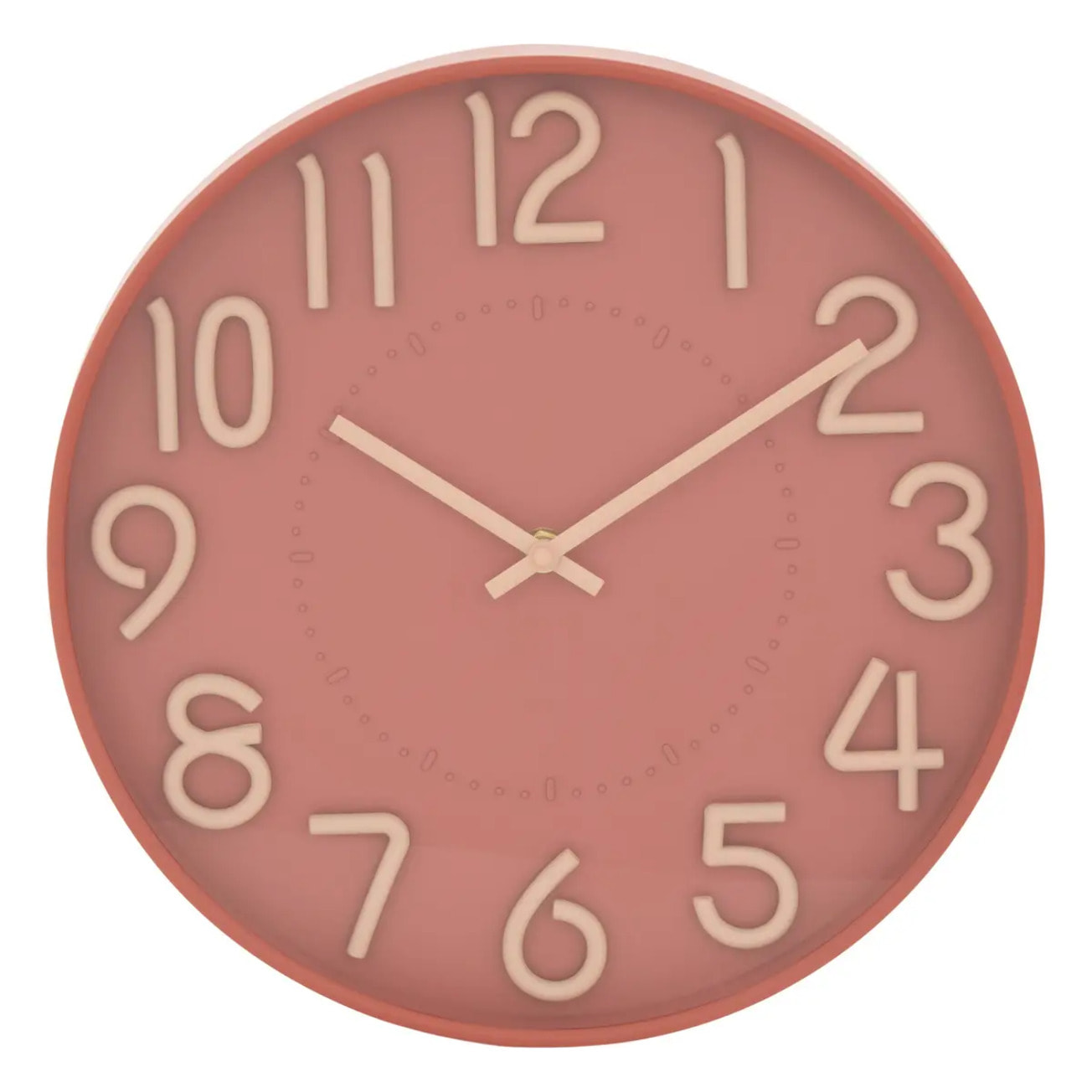 Horloge Homy D.30cm rose