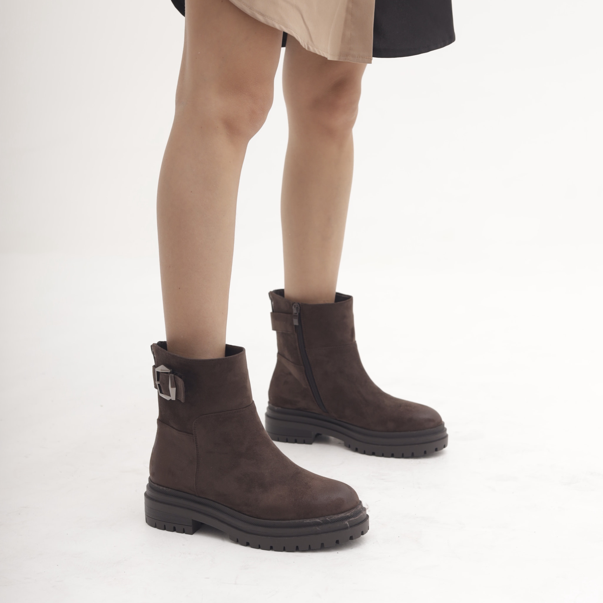 STIVALETTO CINTURINO TESTA DI MORO