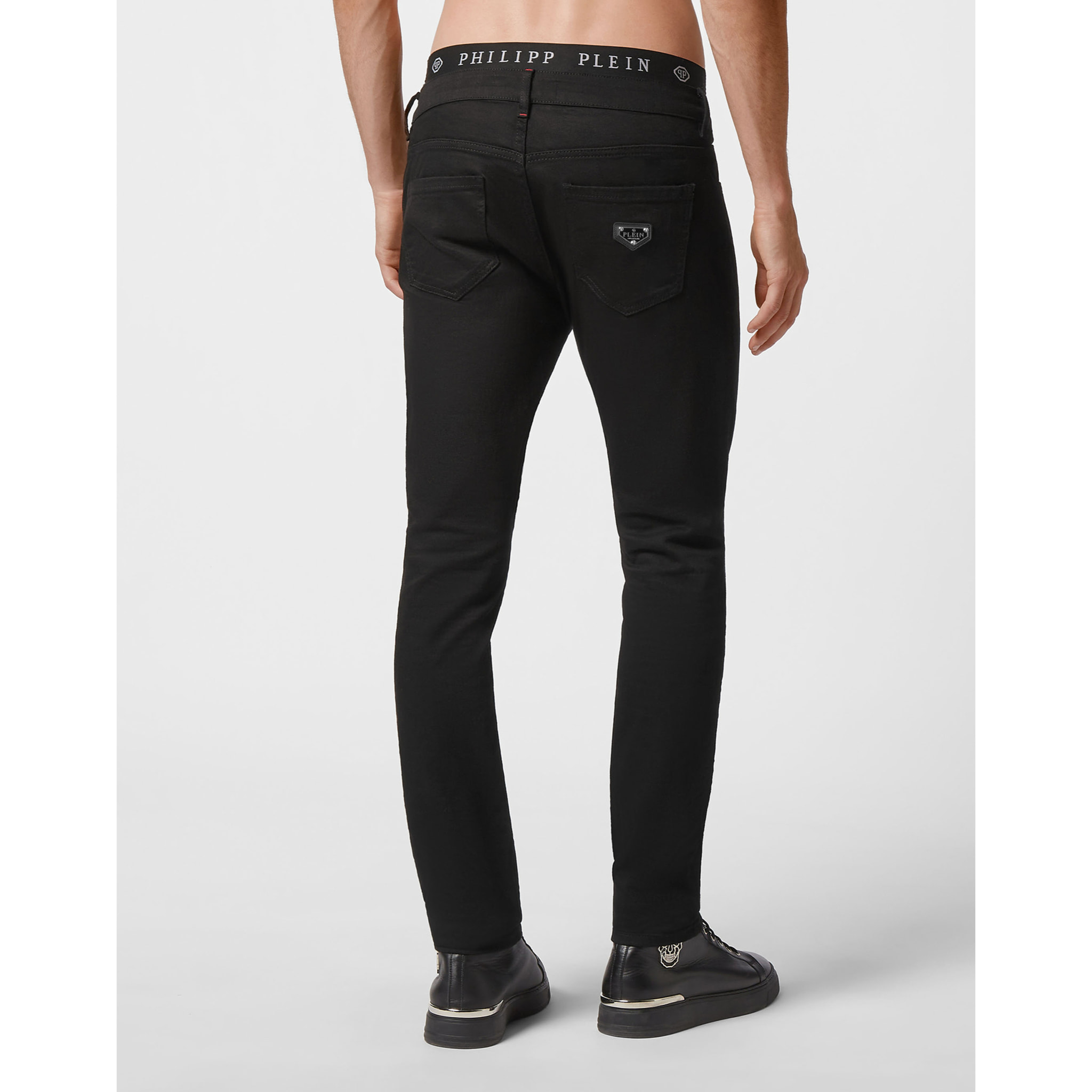 PHILIPP PLEIN Vaqueros de corte slim BASIC