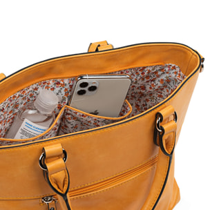 Bolso De Mano Skpat Estoril Mostaza