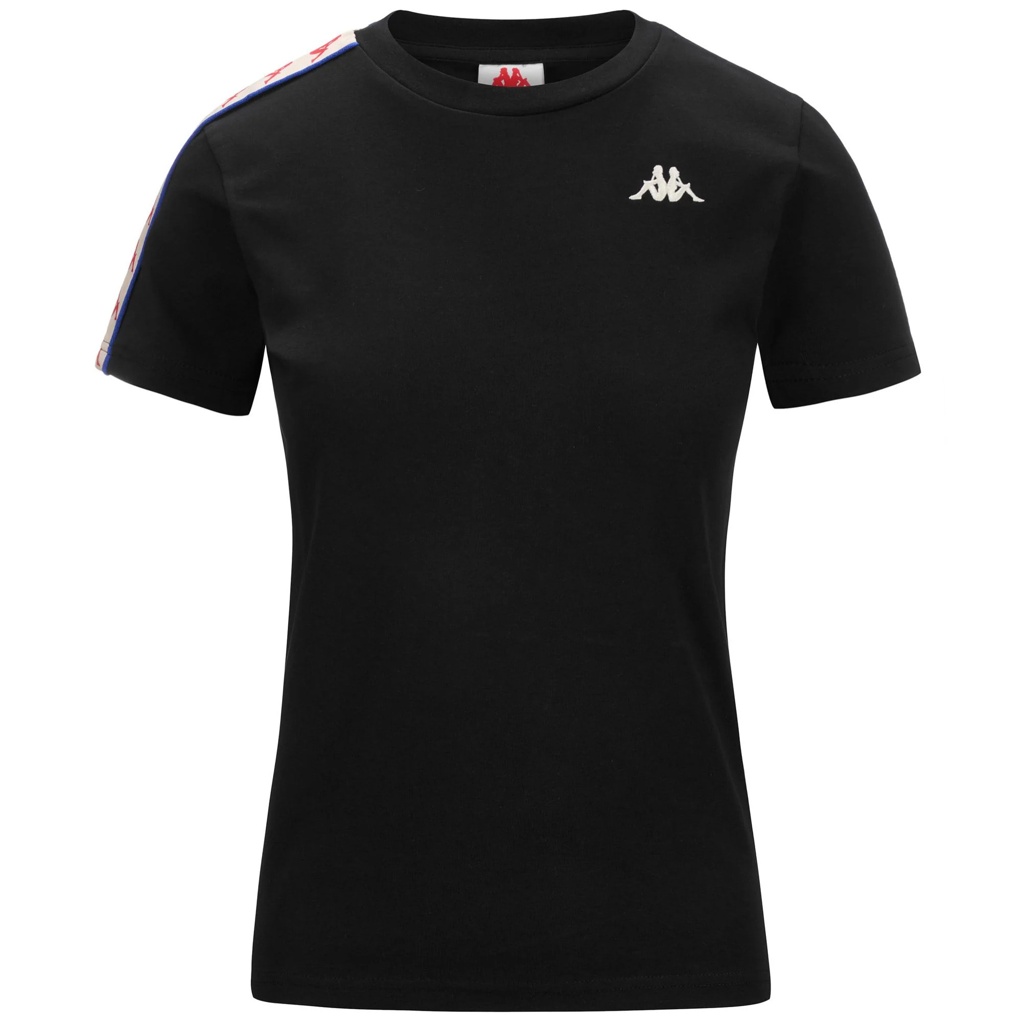 Kappa - T-Shirts & Top Donna Nero - 222 BANDA LUISE