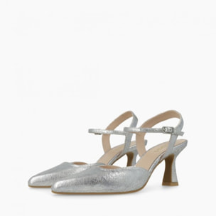 ZAPATOS DE SALÓN PLATEADOS GELIA