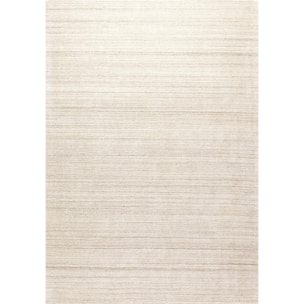 Tapis salon et chambre fait main en viscose motif uni NIQUI