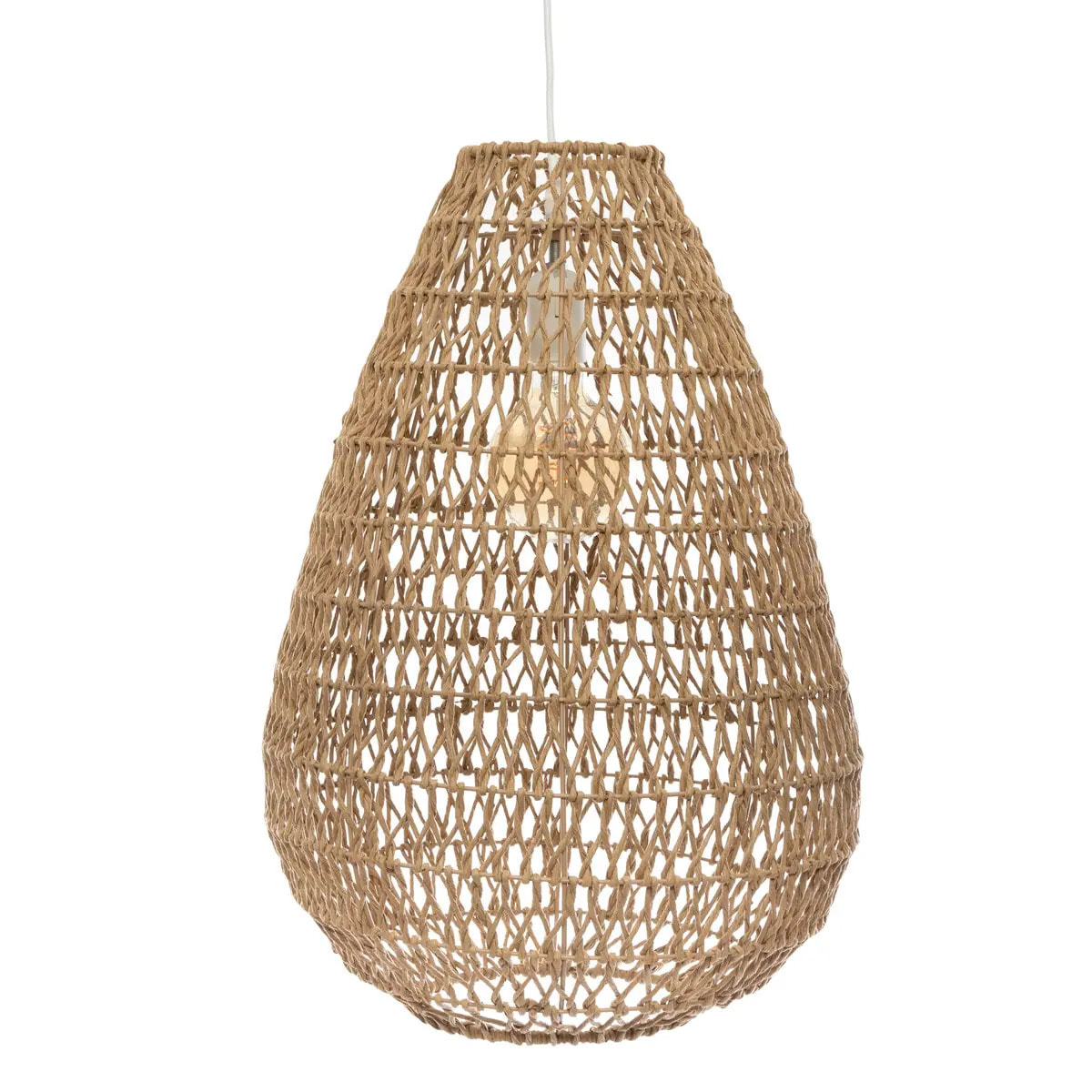 Suspension "Etel" beige D38cm