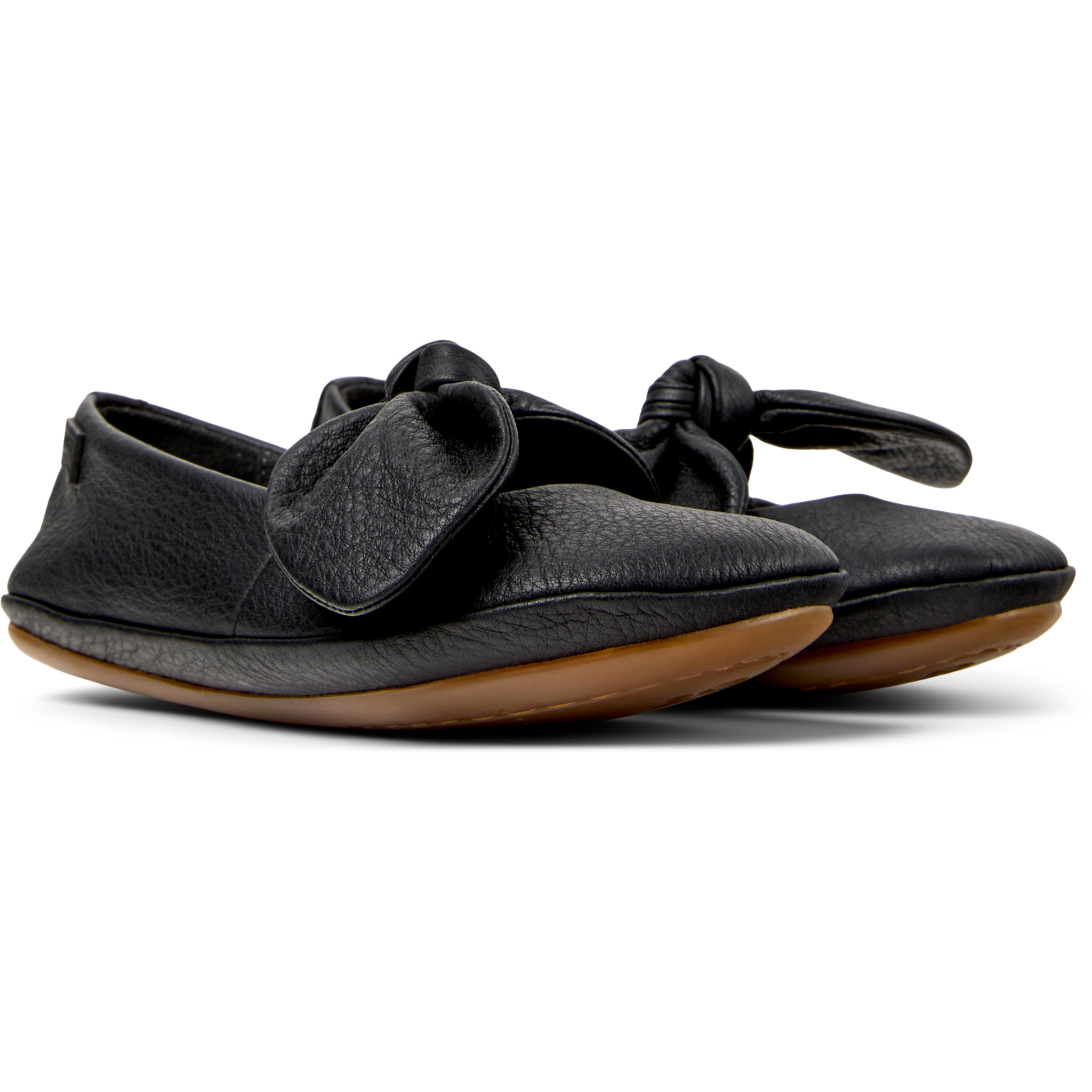 Ballerine - CAMPER Right - Nero - Pelle liscia