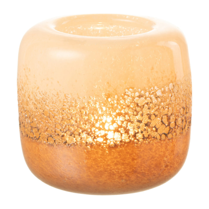 J-Line Vase Opi Verre Marron/Beige Small