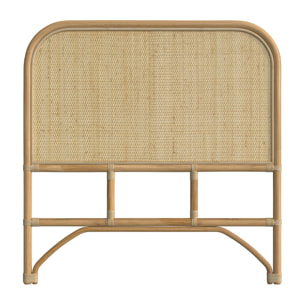 Tête de lit 90 cm en rotin naturel - Grace
