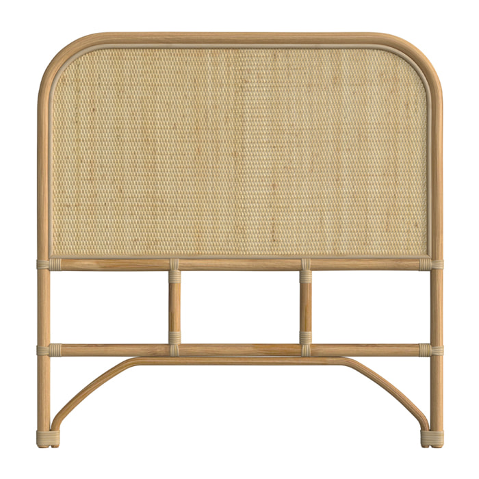 Tête de lit 90 cm en rotin naturel - Grace