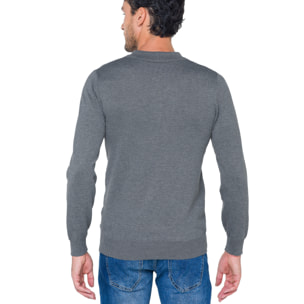 Maglia Hot Buttered Blackdown con bottoni Grigio Chiaro