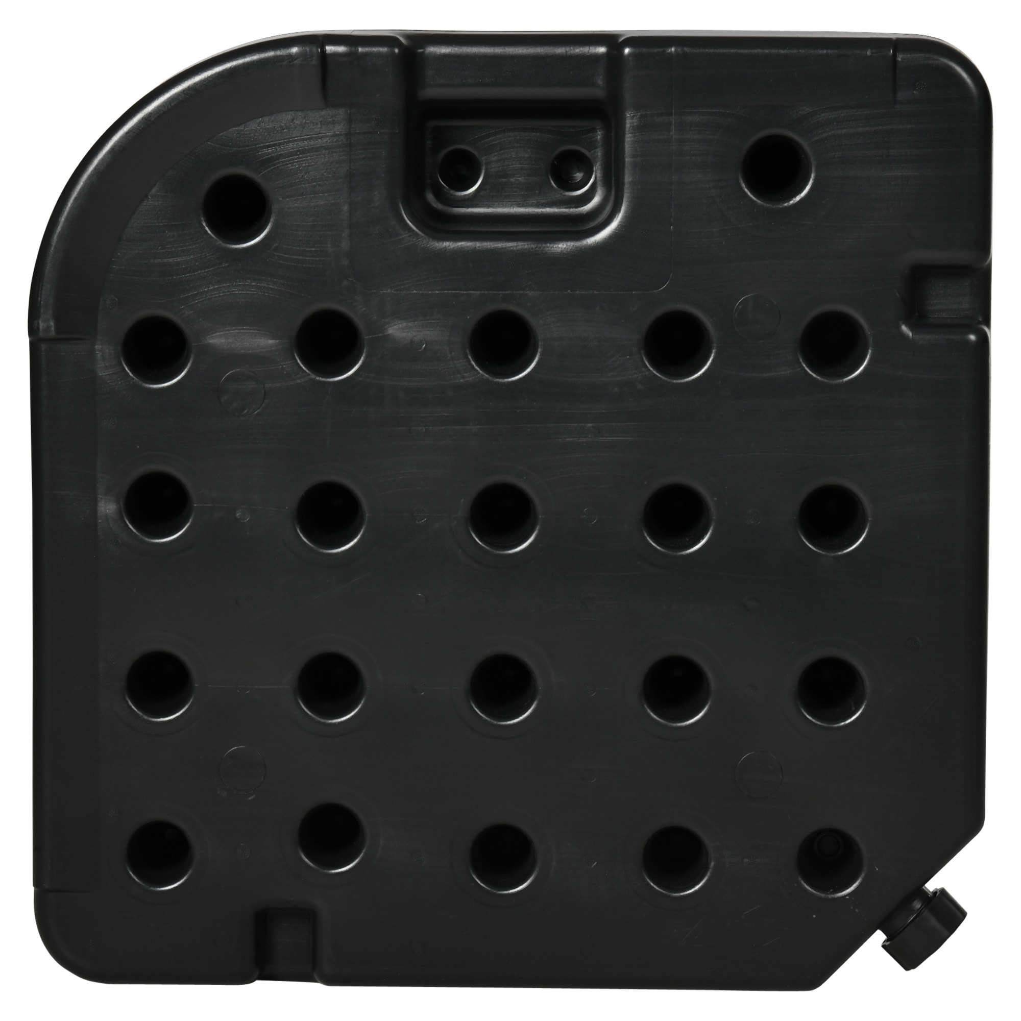 Base para Sombrilla de 4 Piezas, Soporte para Parasol de HDPE Rellenable con Agua 59 kg o Arena 80 kg, para Jardín, Patio, Terraza, Negro