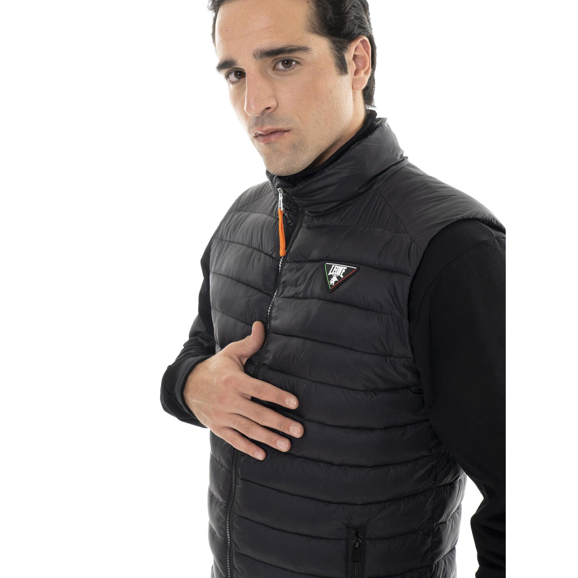 Piumino da uomo smanicato con zip invernale "Basic"