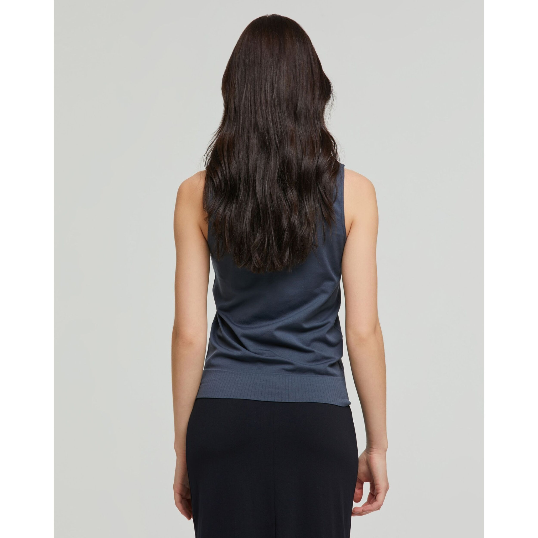 Smanicato scollo barchetta seamless