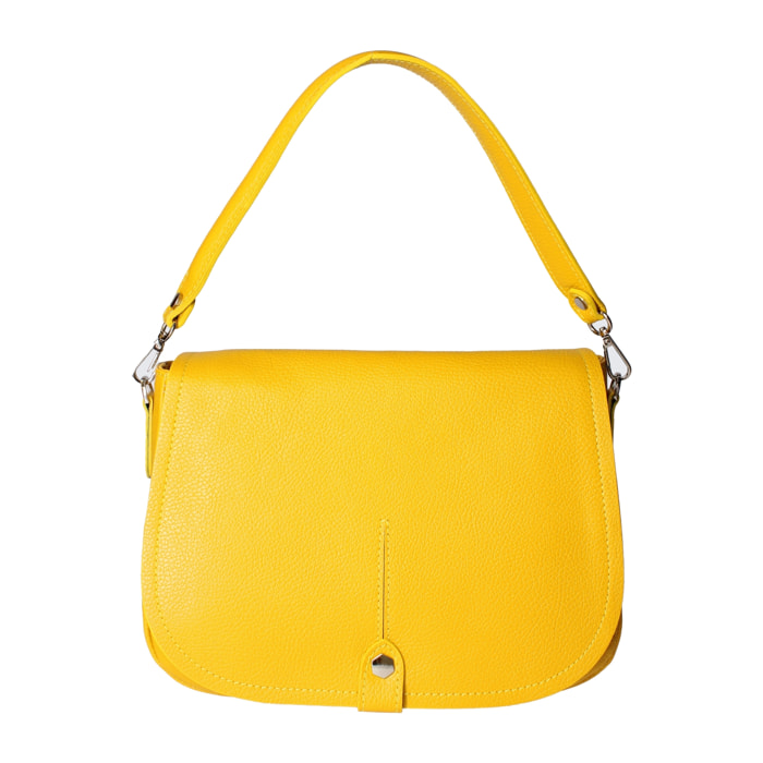 Borsa a spalla Sabina da donna In Vera pelle Made in Italy 29x20x11 cm