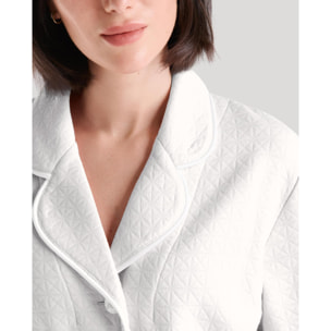 Bata larga mujer punto cómoda y cálida