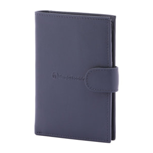 Portafoglio da uomo in vera pelle - Modello False - Casual - 9.0 x 12.5 x 2.0 cm