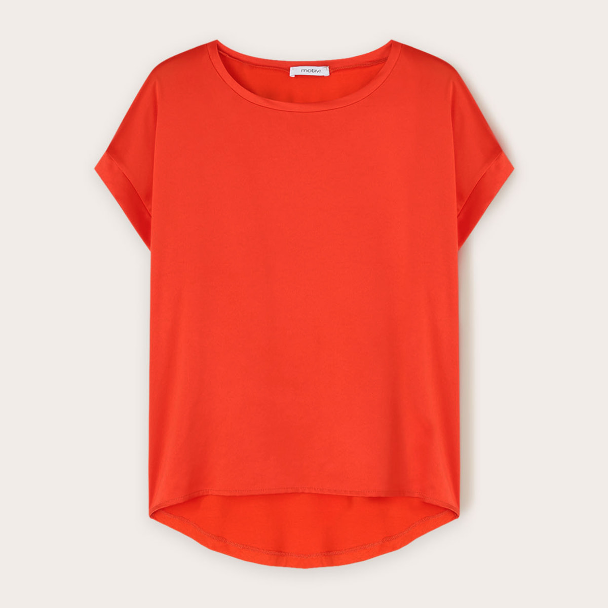 Motivi - Camiseta bimaterial - Rojo