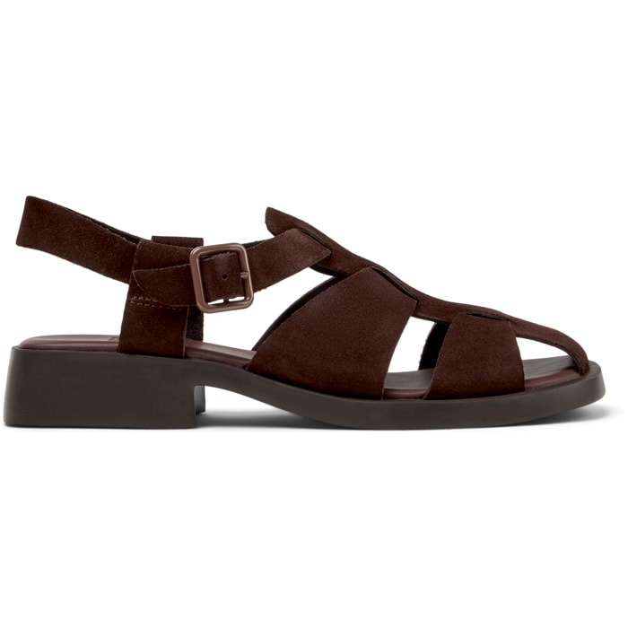 Sandalias - CAMPER Dana - Marron - Cuero de gamuza