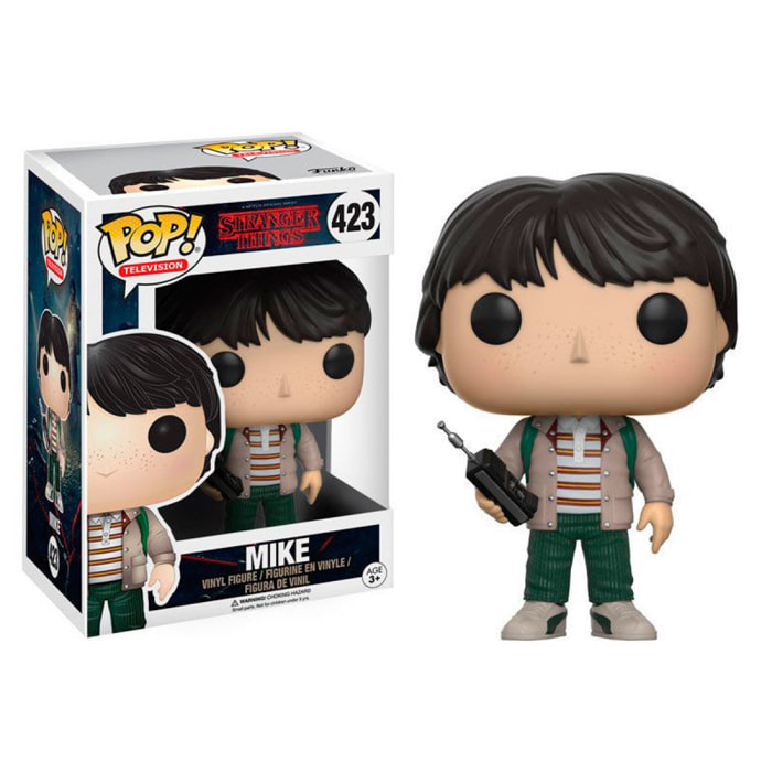 Stranger Things Funko Pop Figura Vinile Mike Con Walkie Talkie 9 cm