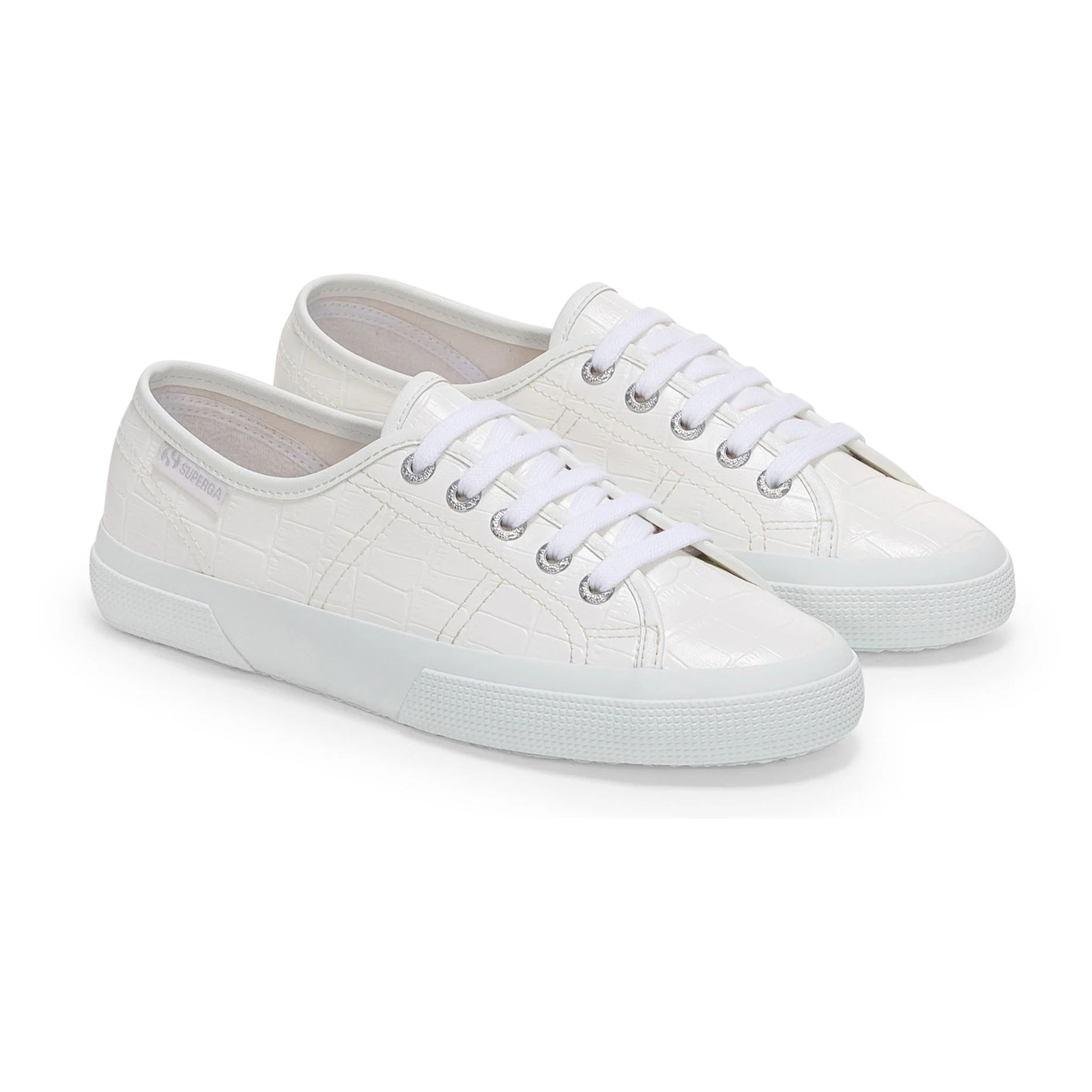 Le Superga Donna Bianco 3750 Kaiman Synthetic Material Leggera