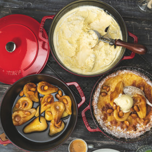 3-pcs, Set empilable, Cerise