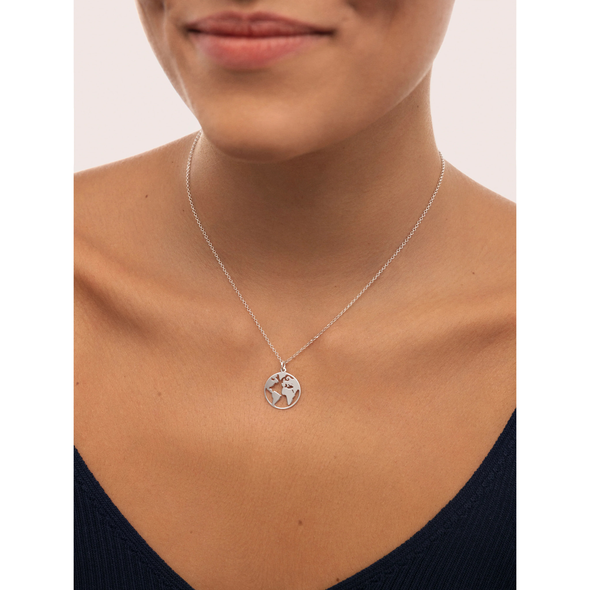 Collana World in Argento