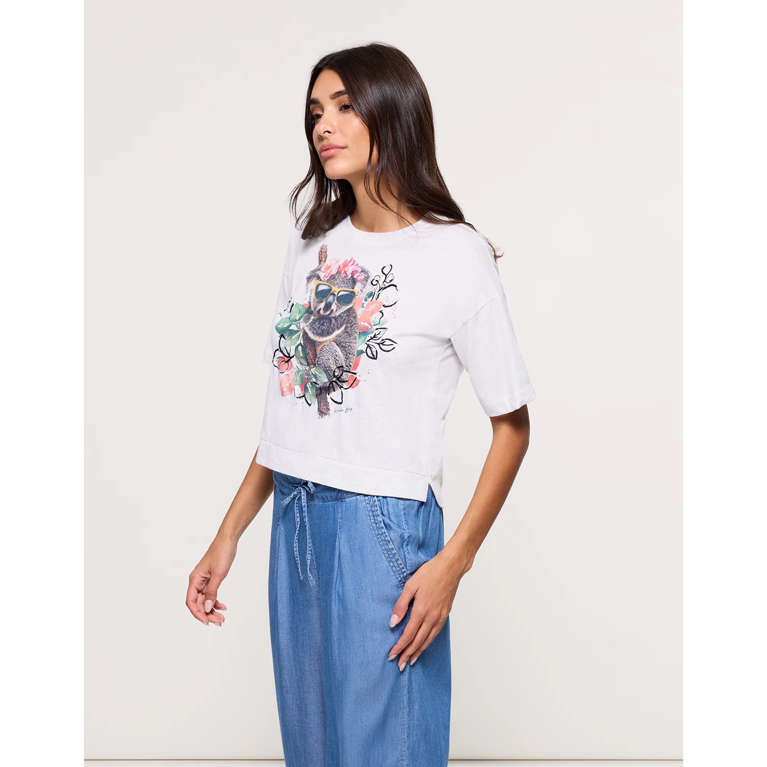 Camiseta Manga Corta Gris Claro - Kolala