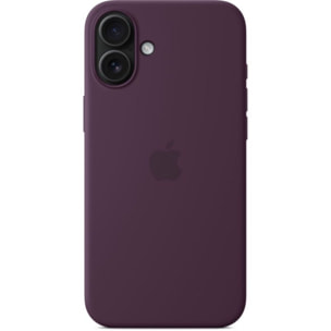 Coque APPLE iPhone 16 Plus MagSafe Prune silicone