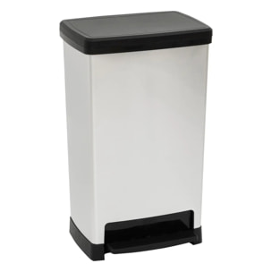 Poubelle 50L à pédale