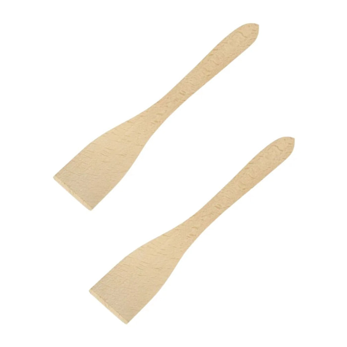 Set de 2 ustensiles de cuisine spatule en bois et spatule Fackelmann Boisselerie