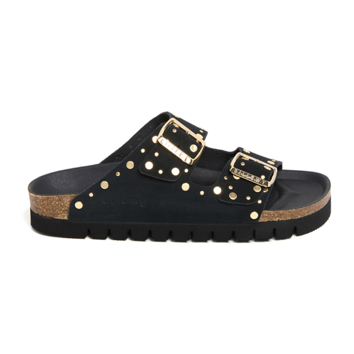 Sandalia Plataforma Negro Mujer BILLOWY NEGRO