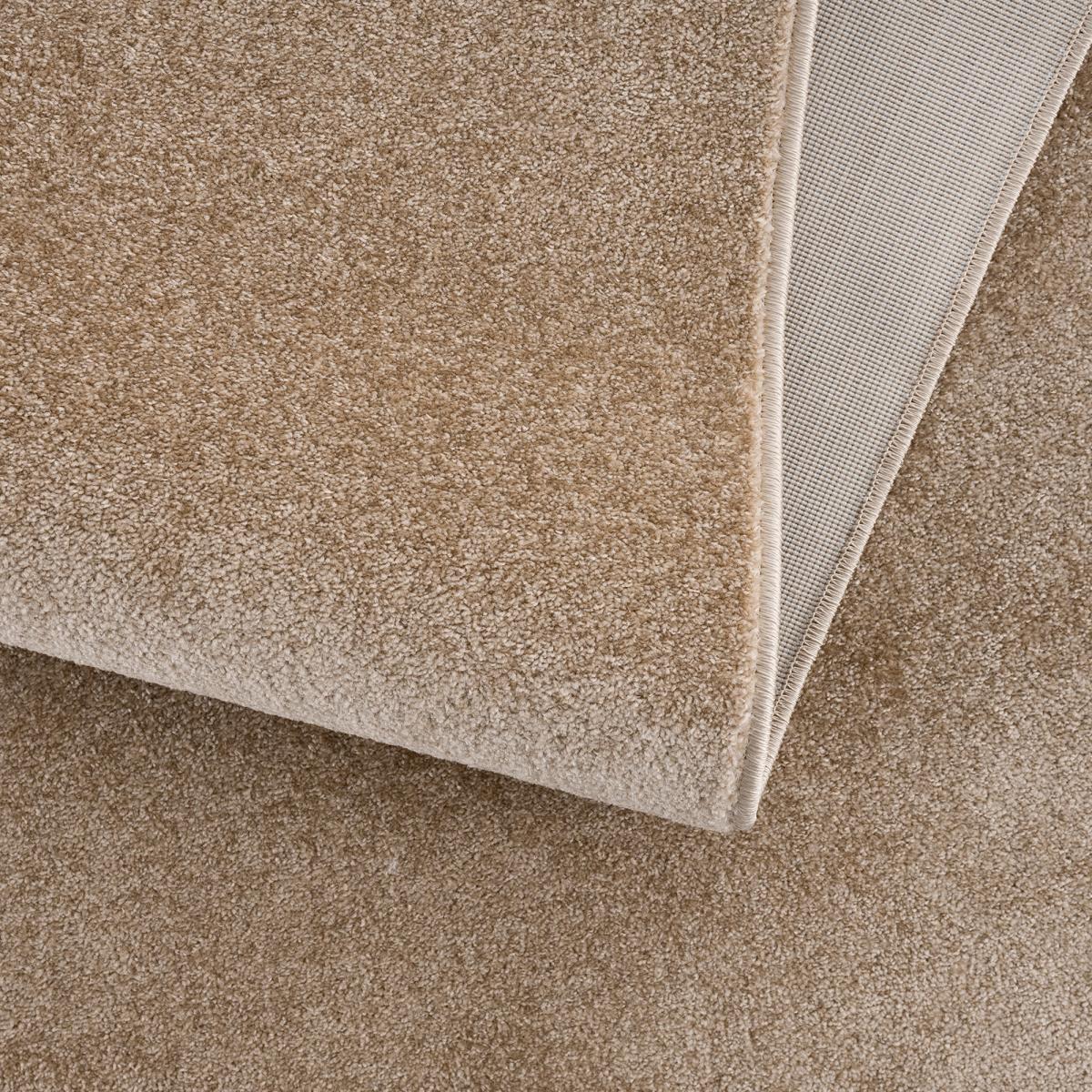 Tapis salon et chambre tissé motif uni PAJU