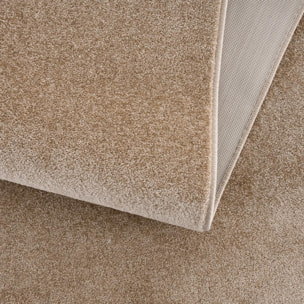 Tapis salon et chambre tissé motif uni PAJU