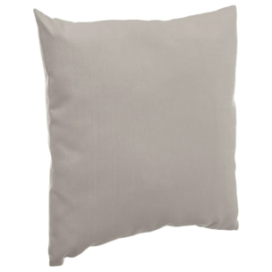 Coussin déco d'extérieur "Korai" taupe 40x40cm en polyester
