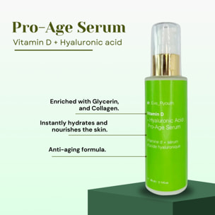 Sérum Pro-Age Vitamina D + Ácido Hialurónico 60ml