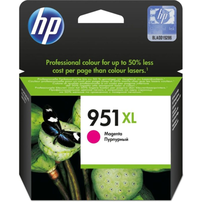 Cartouche d'encre HP Originale 951 XL Magenta Haute Capacité - CN047AE