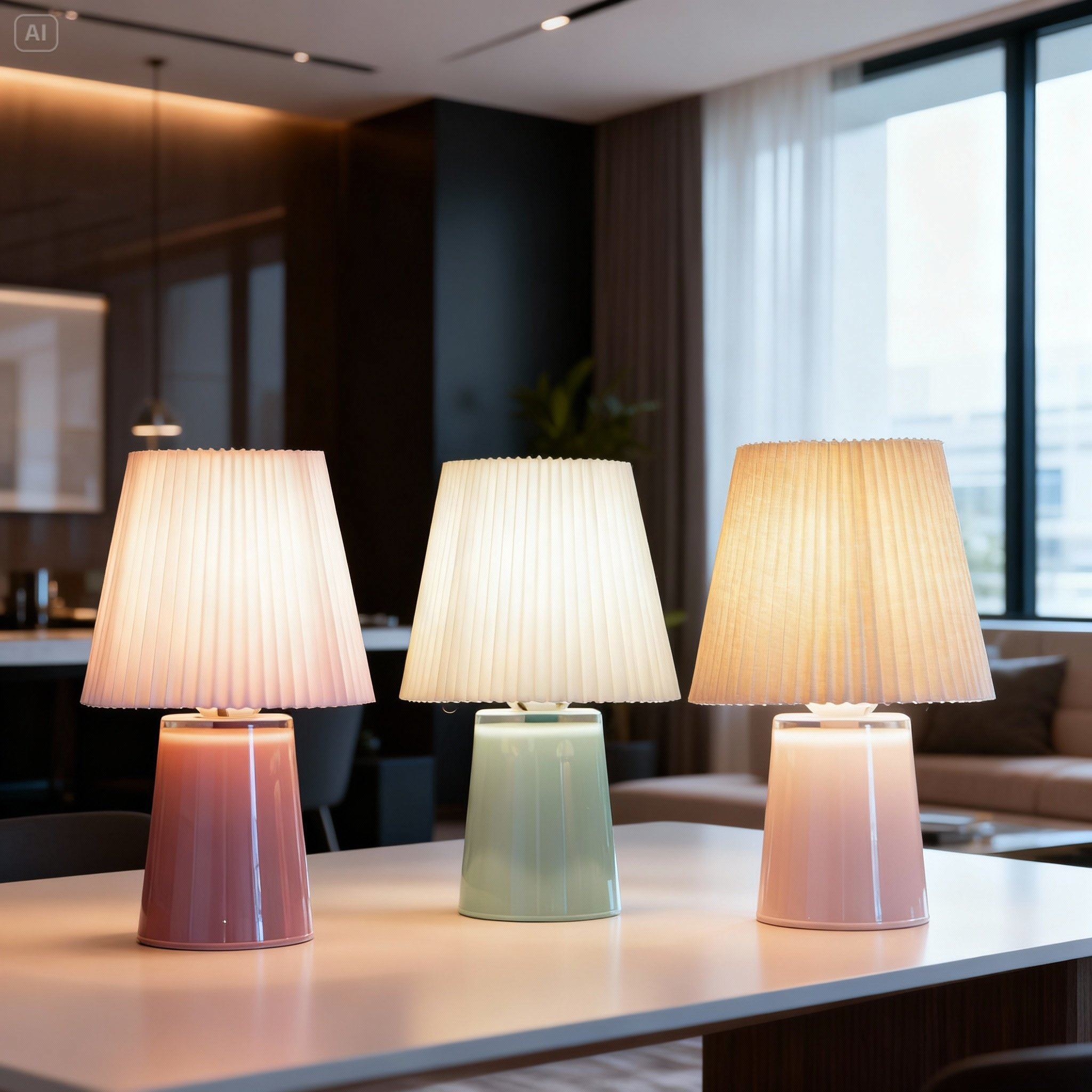 Lampada Plisse' 14,7Xh28,5 Cm - Pezzi 3 - Bianchi Dino