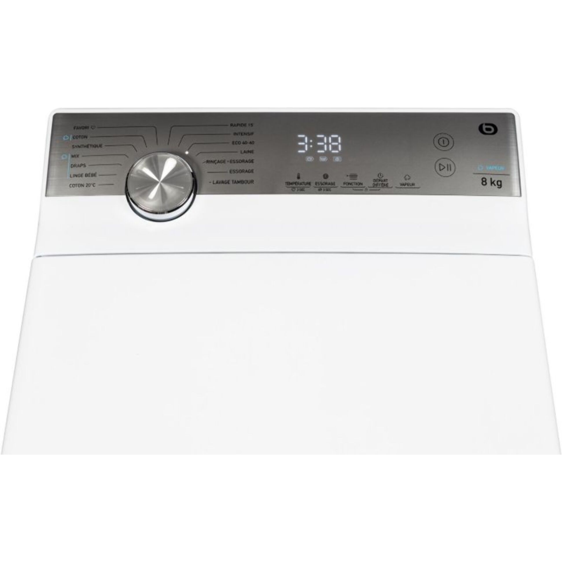 Lave linge top ESSENTIELB ELT813-2b