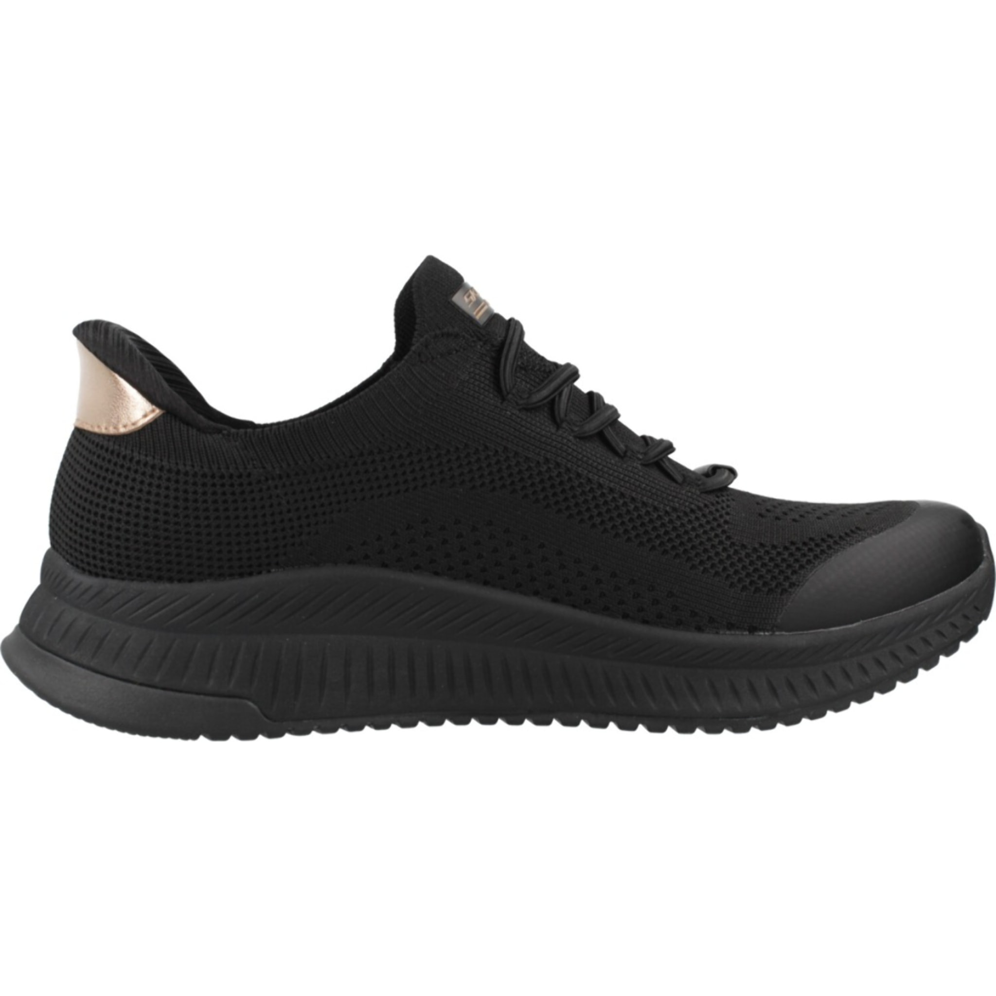 Sneakers De  Mujer Slip-ins Bobs Squad 4 Dire Step Negro