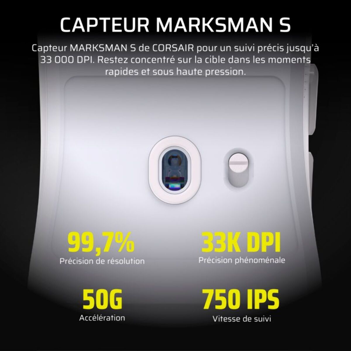 Souris Gamer Sans Fil CORSAIR SABRE v2 PRO ultralight wireless