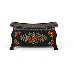 Baúle de Madera de Mango 83 Cm Estilo Étnico Artesanal