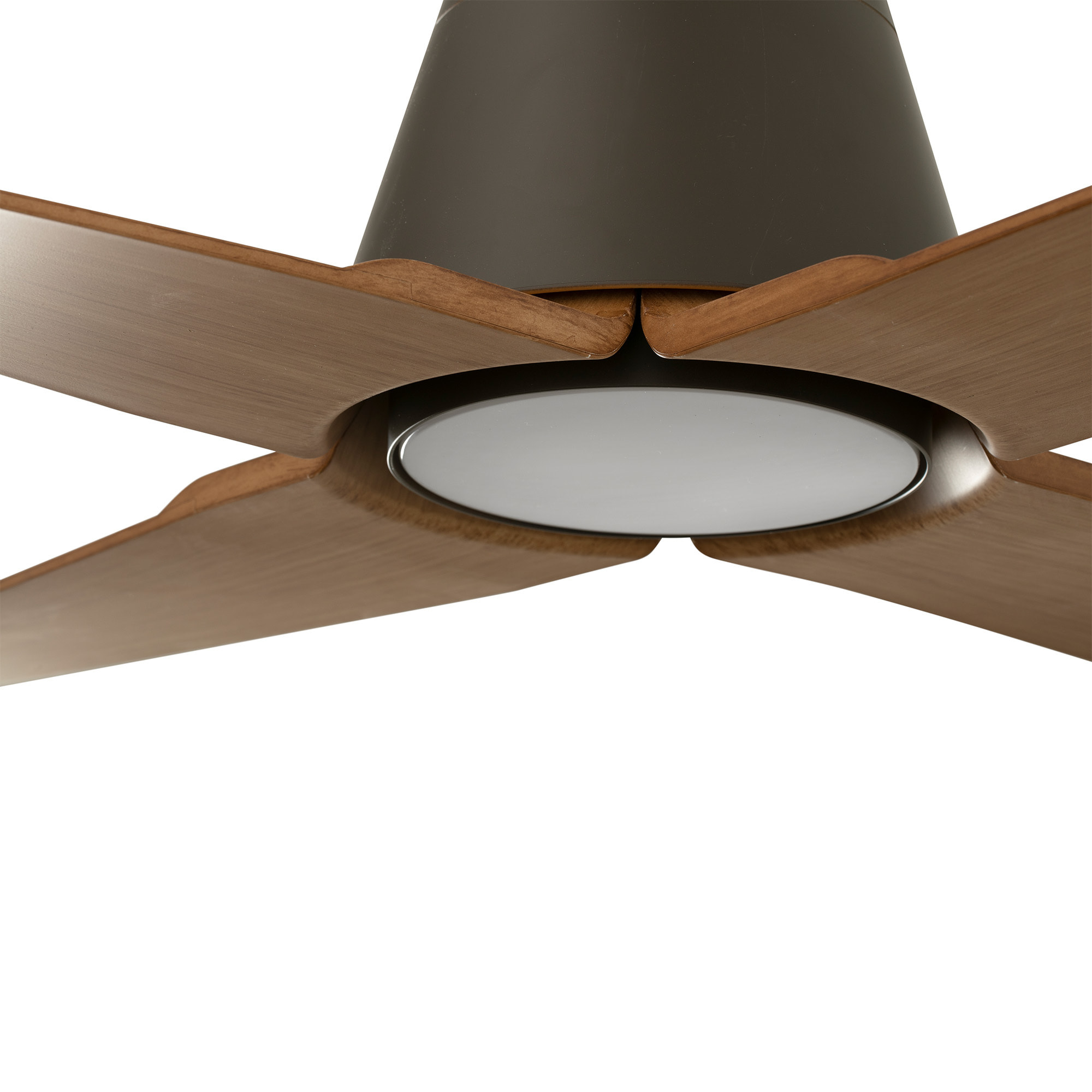 TYPHOON M LED Ventilatore a soffitto marrone/legno