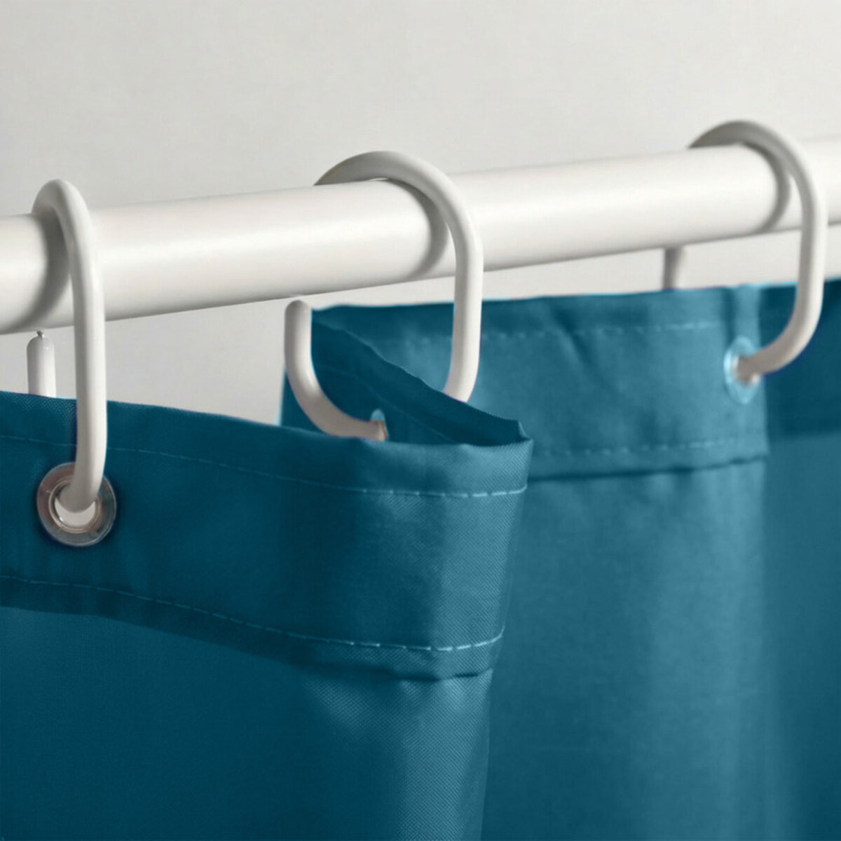 Rideau de douche Polyester PRIMO Bleu Pétrole Spirella