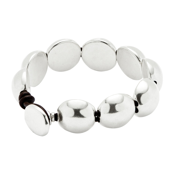 Pulsera SER INTRÉPIDA PLATEADO L