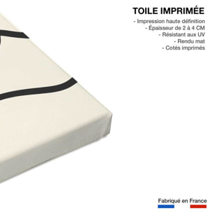 Tableau line art bold Toile imprimée